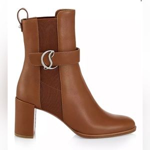 Christian Louboutin Leather 70MM Chelsea Booties